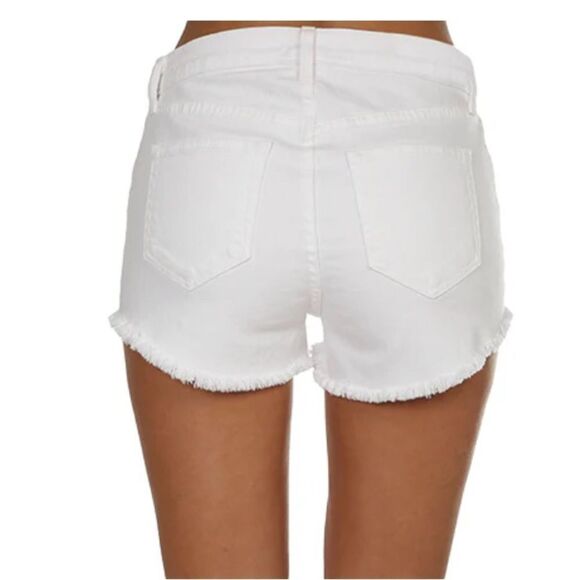 L’Agence Zoe Perfect Fray Hem Denim Shorts - Picture 2 of 6